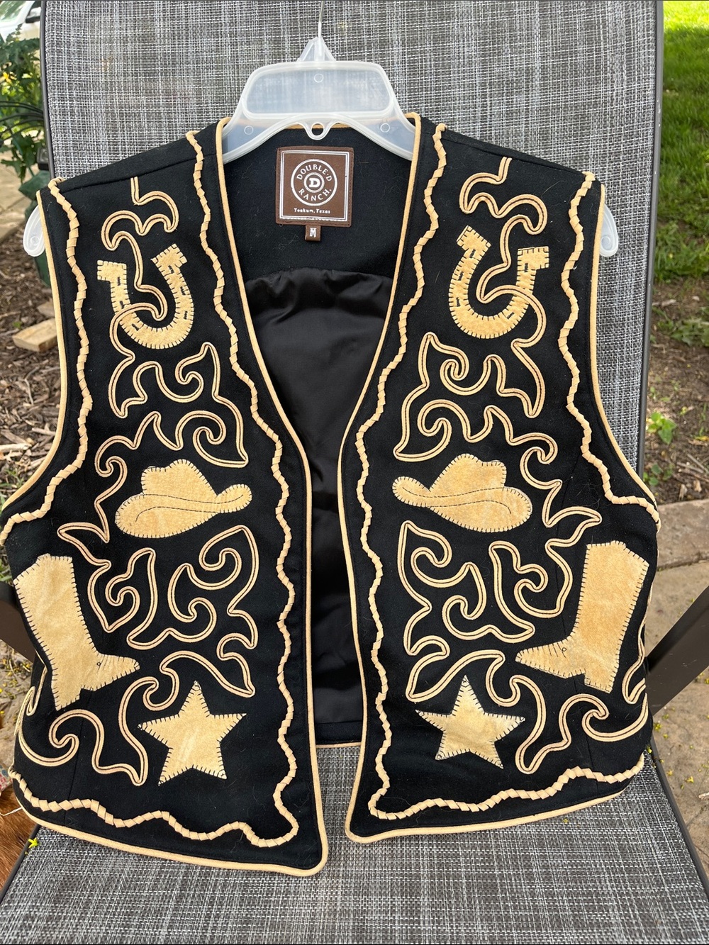 Double D Ranch Wool western vest
